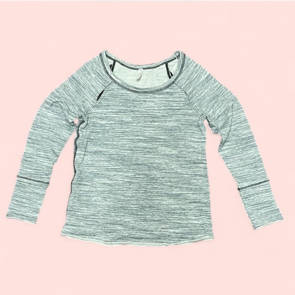 FP Movement by Free People Heathered Gray Long Sleeve Tee